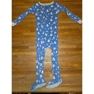 Carters Toddler Girls 3T Peppa Pig Floral Long‎ Sleeve Footed Pajamas Sleepers